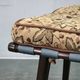 TON Mid-Century Beech Stool with Original Cushion, Czechoslovakia, circa 19