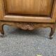 Single door oak wardrobe in Louis XV style – Vintage wardrobe