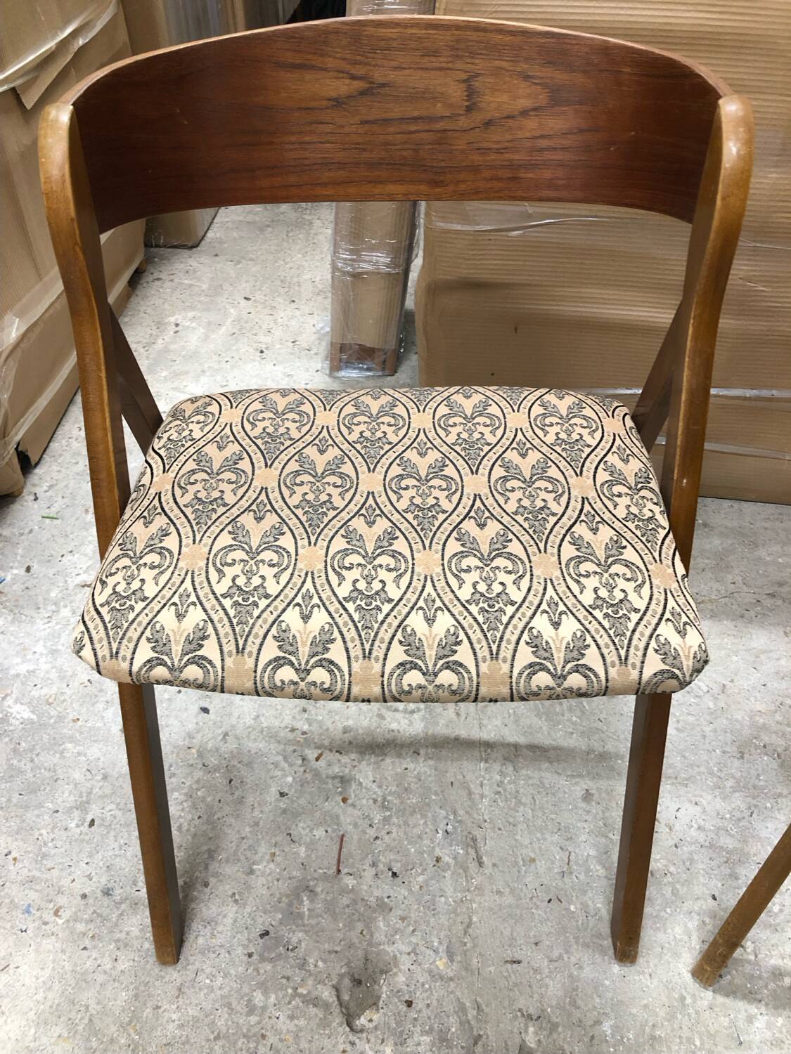 Set of 4 teak chairs, Denmark, 1960