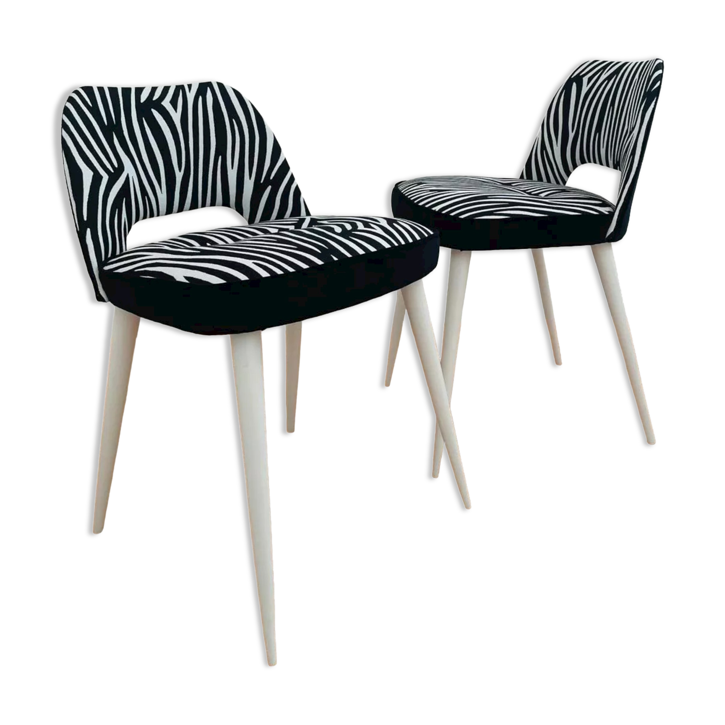 Duo de chaises restaurées