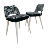 Duo of restored chairs