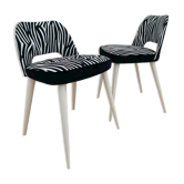 Duo of restored chairs