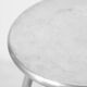 tubular design stool in aluminium cast