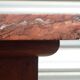 Console époque Restauration, style  Charles X en noyer avec marbre griotte