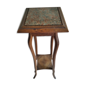 Art deco side table, tray in marble