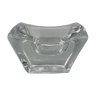 Empty crystal ashtray pocket daum nancy france kuhlmann