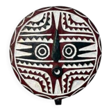 BWA shield painted Ø30cm in wood — “The Breath of the Ancestors”