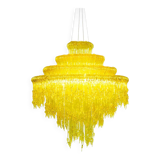 Contemporary Jacopo Foggini Mod Sneeze B Yellow Methacrylate Italian Chandelier