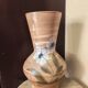 Vintage ceramic vase hand-painted St Clément 1960