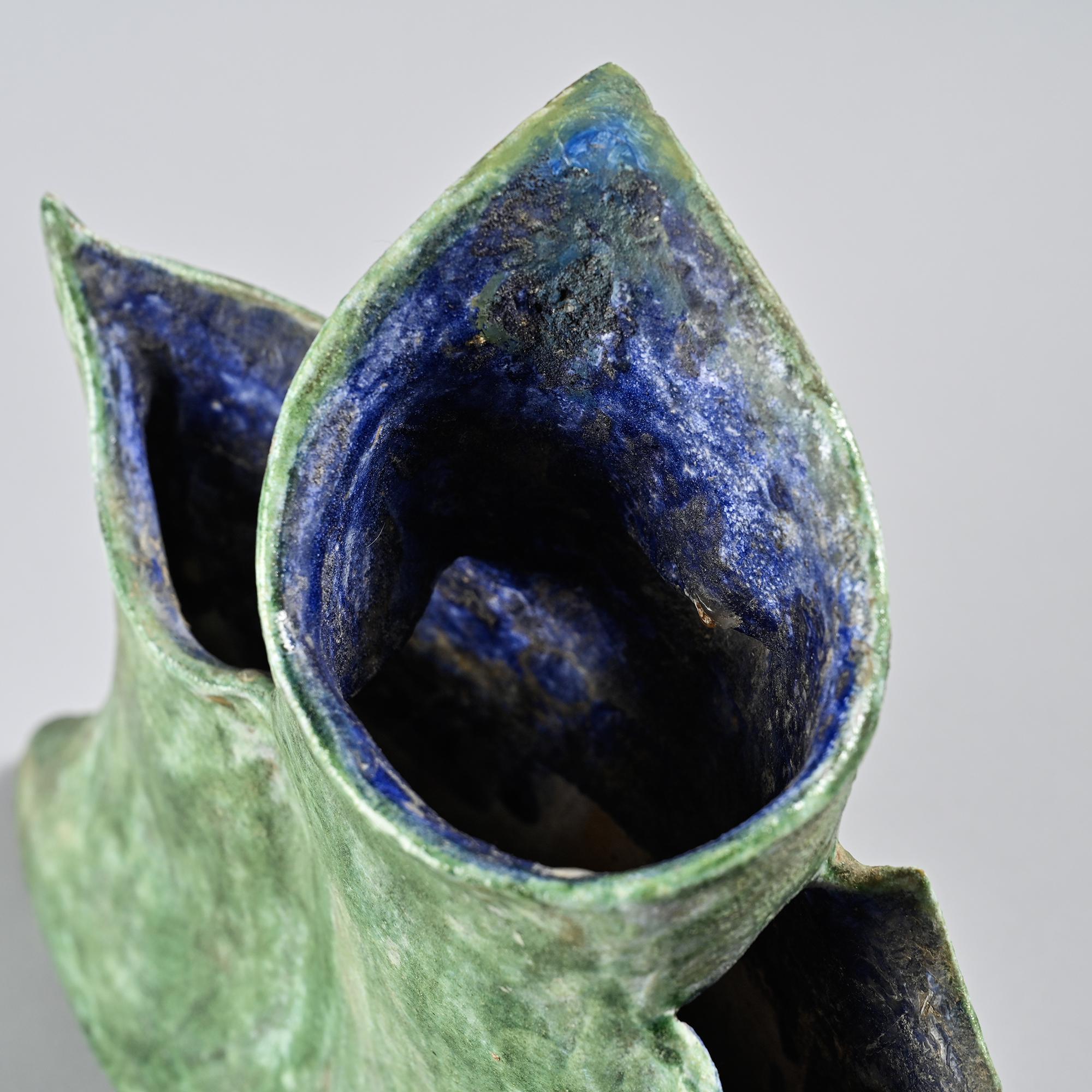 Unique piece, vase by Beatrice Cenci, Italy, circa 1960.