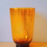 Large amber vase 1970
