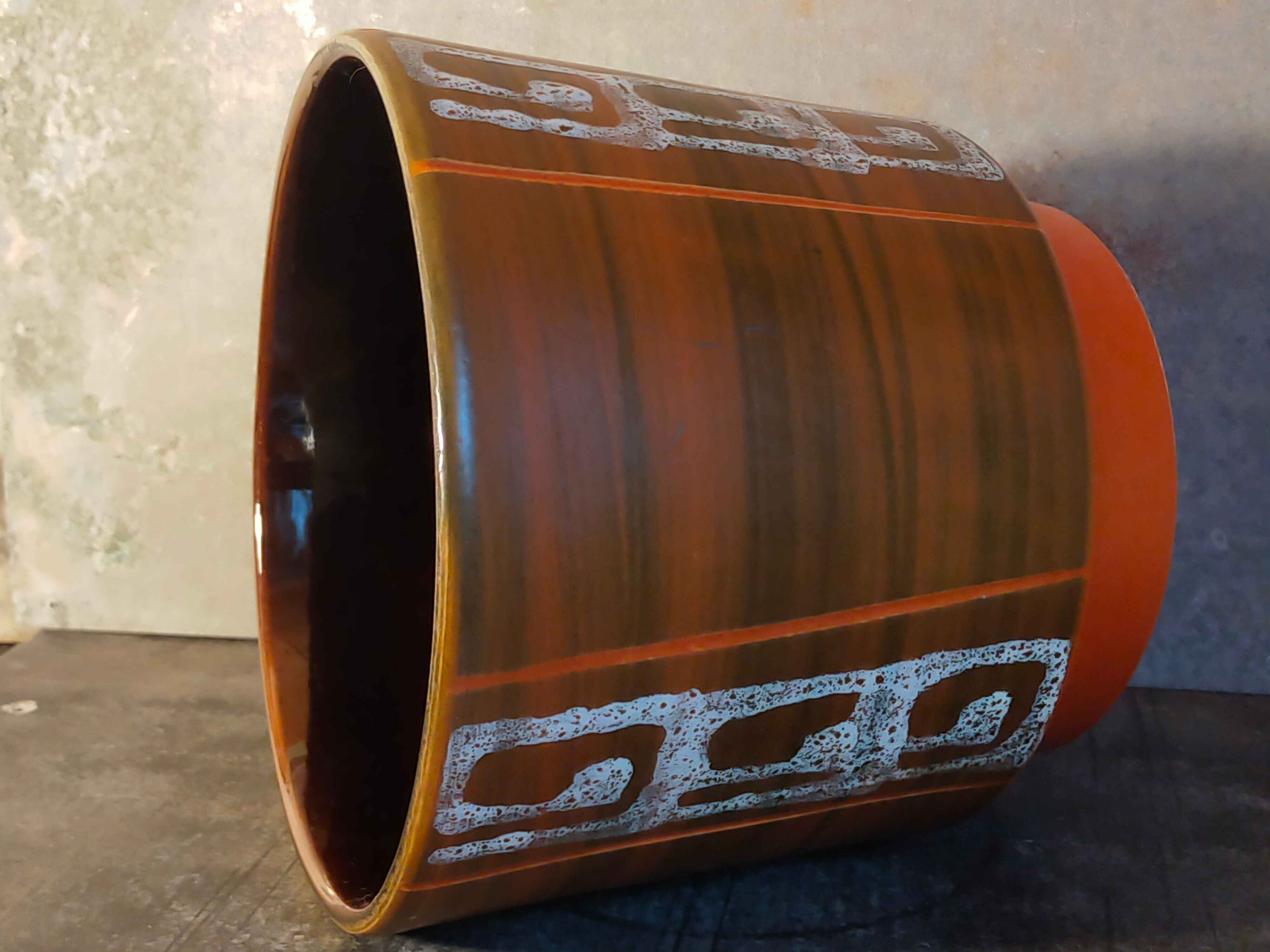 Ceramic pot cover 50s