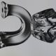 Two Daum France crystal chandeliers