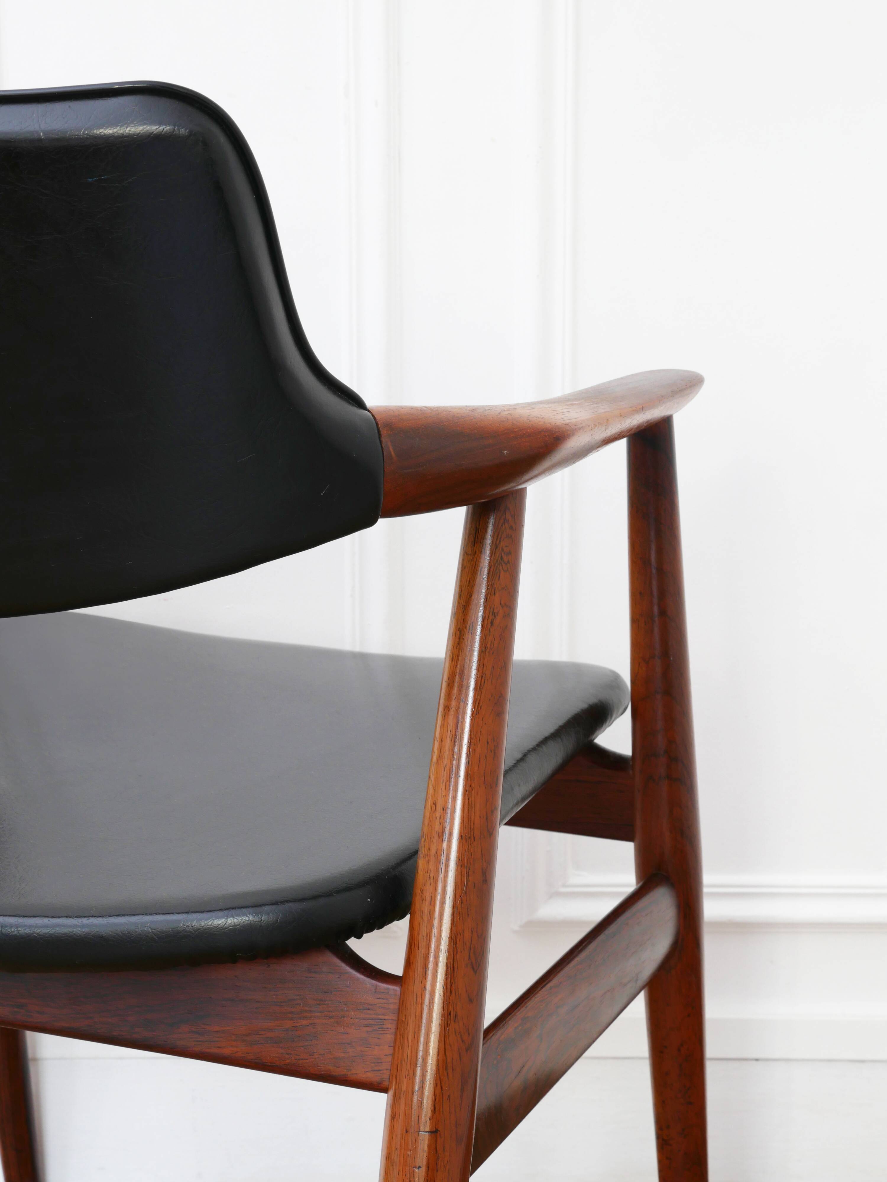 Armchair Svend Age Eriksen – Glostrup Møbelfabrik - Rosewood