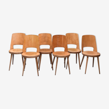 Suite de 6 chaises mondor de baumann 1964