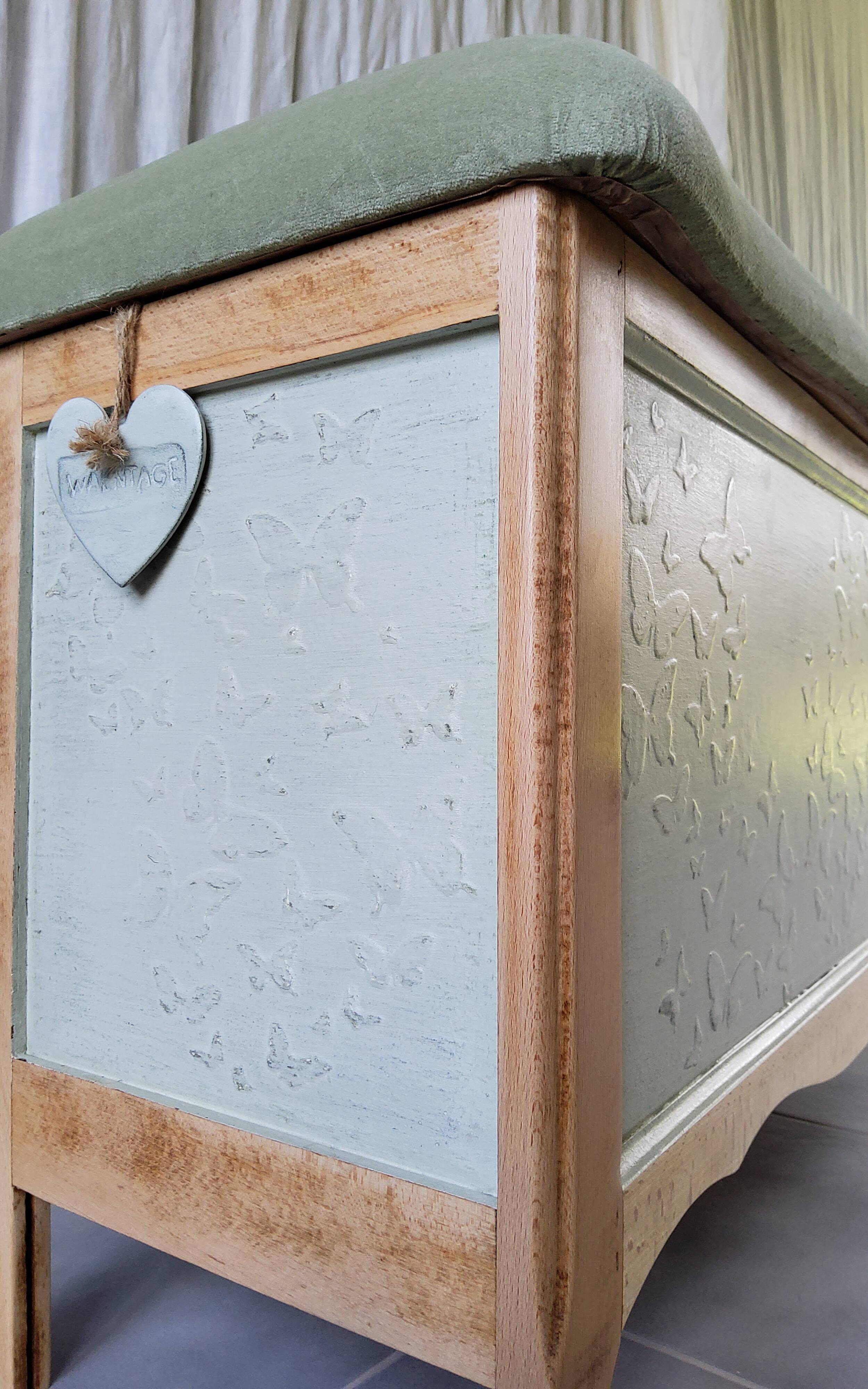Patinated bank safe