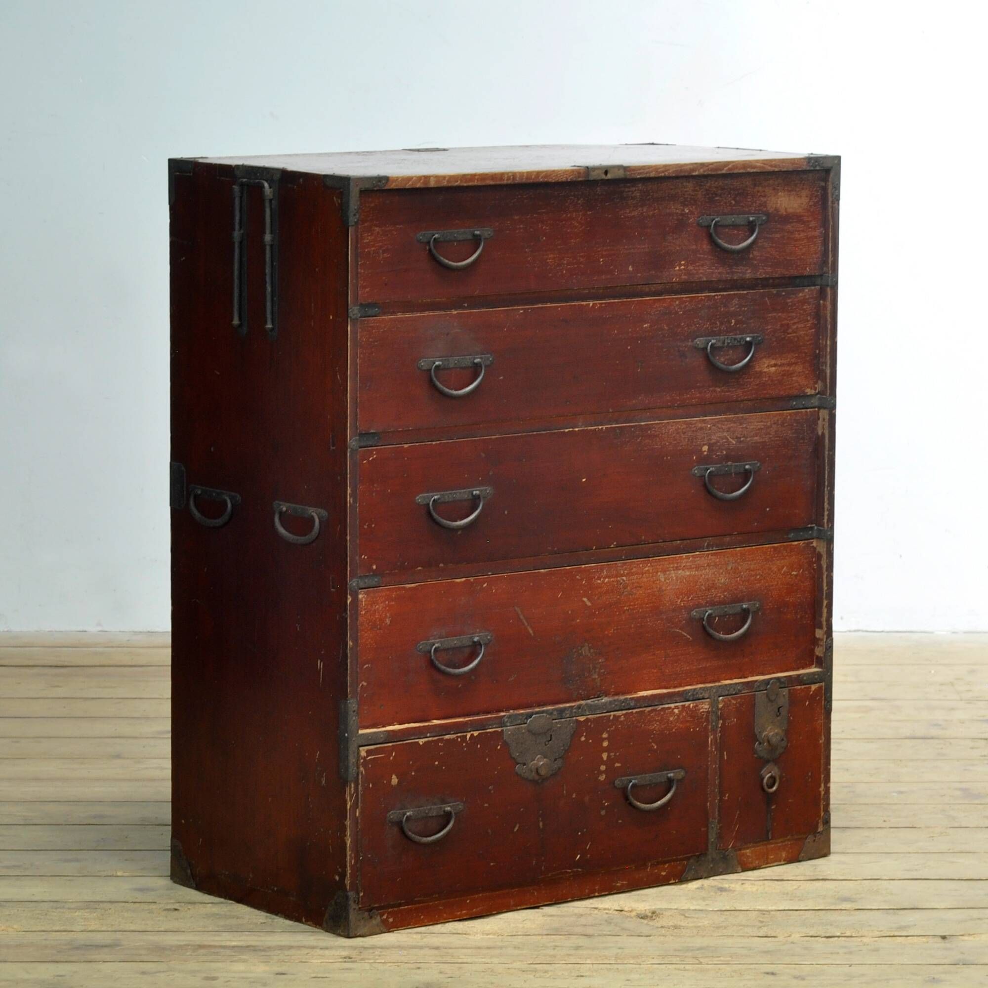 Japanese Tansu chest of drawers, circa 1870