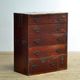 Japanese Tansu chest of drawers, circa 1870