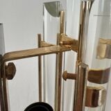 Crystal baguette wall lights from the 80s