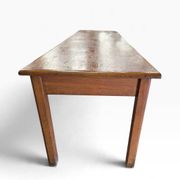 XL vintage solid wood dining table / farmhouse table