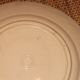 Old dessert plate in earthenware