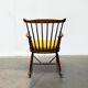 Mid-century rocking chair with new Kvadrat cushion by Børge Mogensen for FDB Møbler, 1960s.