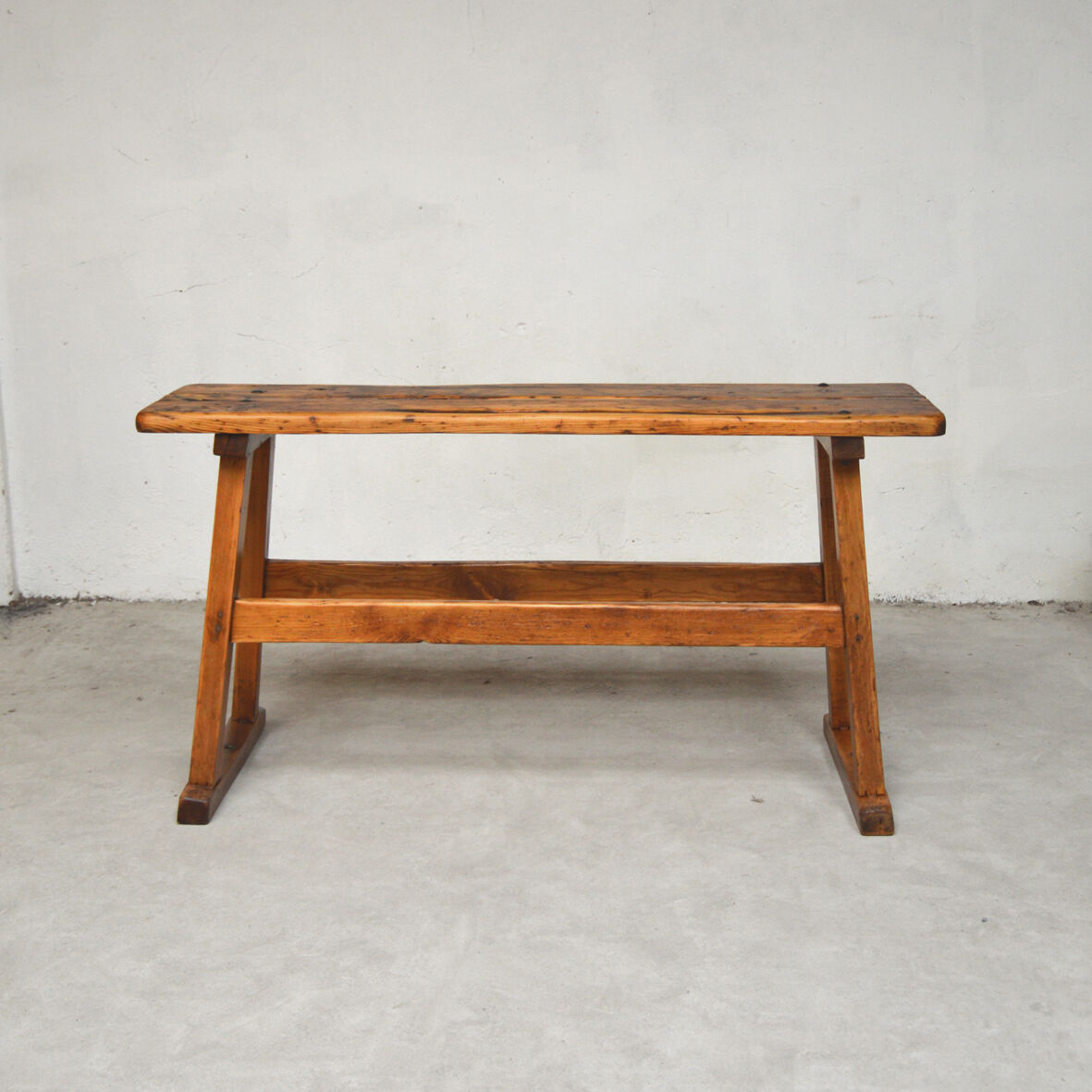 Console rustic solid wood