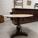 Table en laiton et onyx années 50