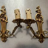 Appliques en bronze Louis XV