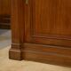 Mahogany workshop furniture with three sliding doors from the 1920s.