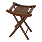 Tabouret pliant en bois massif