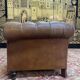 Chesterfield leather sofa