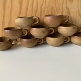 Vintage stoneware cups