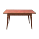 Ceramic and rattan dining table