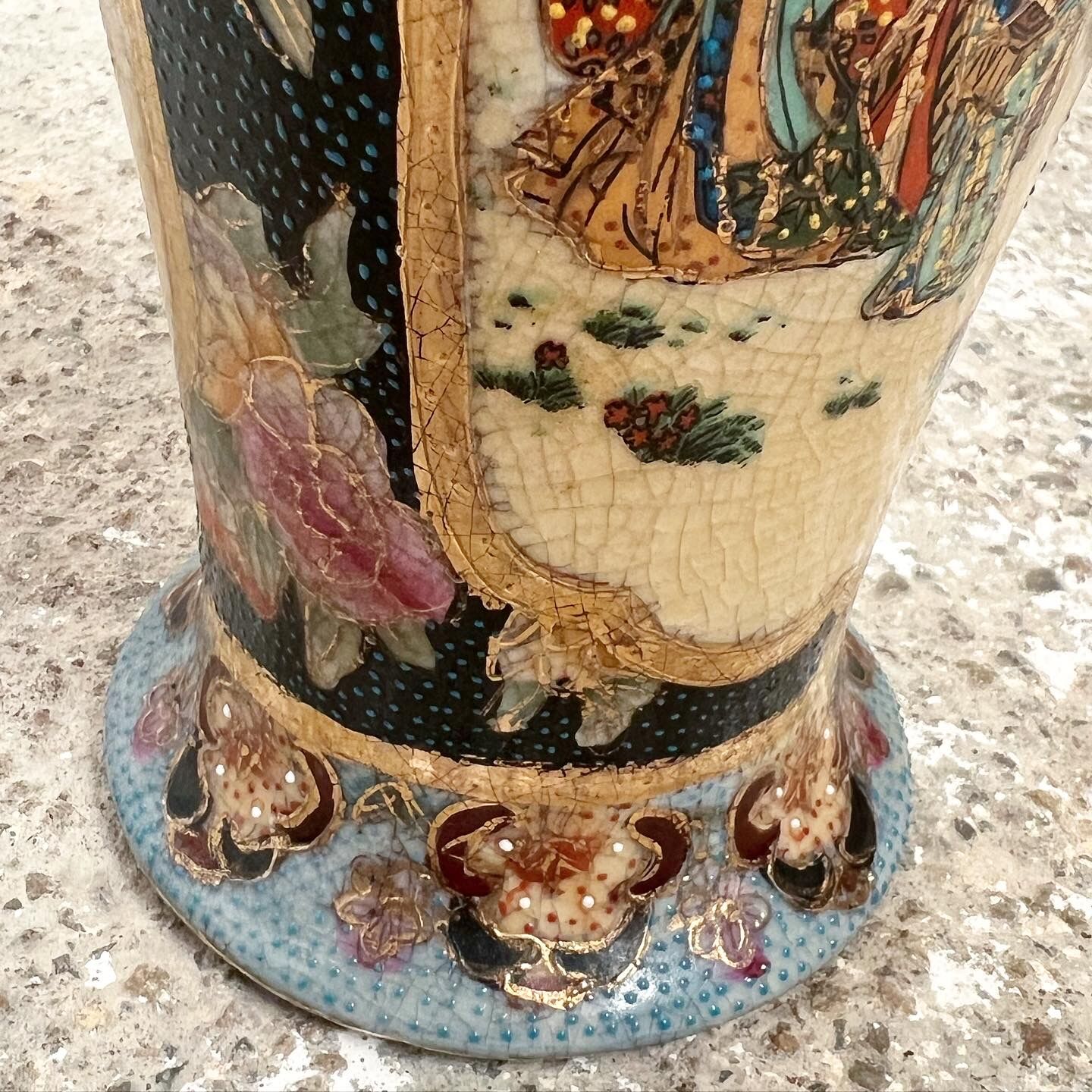 Satsuma Chinese porcelain vase XXth