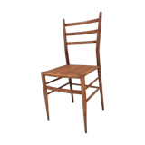 1950s vintage chair, hand-woven chiavarina