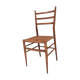 1950s vintage chair, hand-woven chiavarina