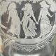 BOUTEILLES Verre Gravé et Bois VINTAGE