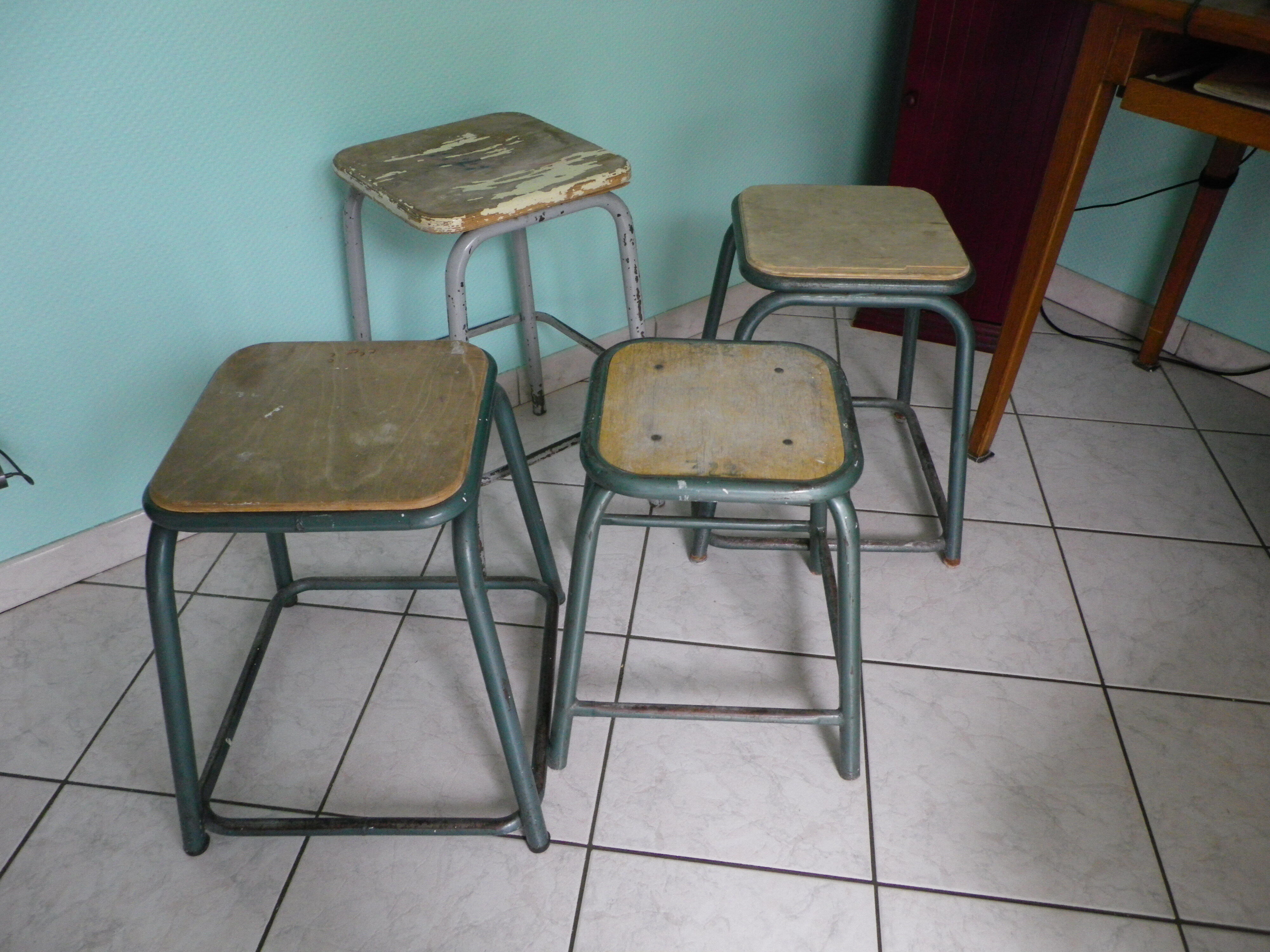 Industrial workshop tabouret - 1960s