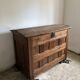 Antique oak chest from the 17th to 18th century.