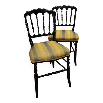 Paire de chaises Napoléon III