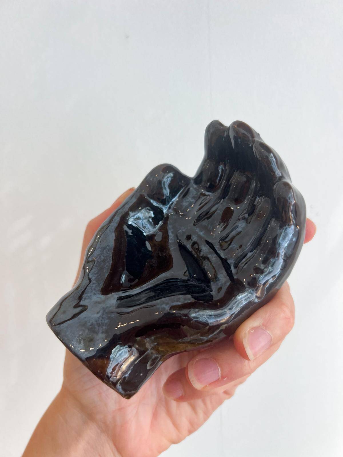 Handmade ceramic hand