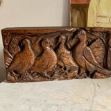 Carved wooden room decoration