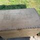 Raw wooden chest with a secret drawer