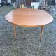 Table scandinave extensible en teck des années 60