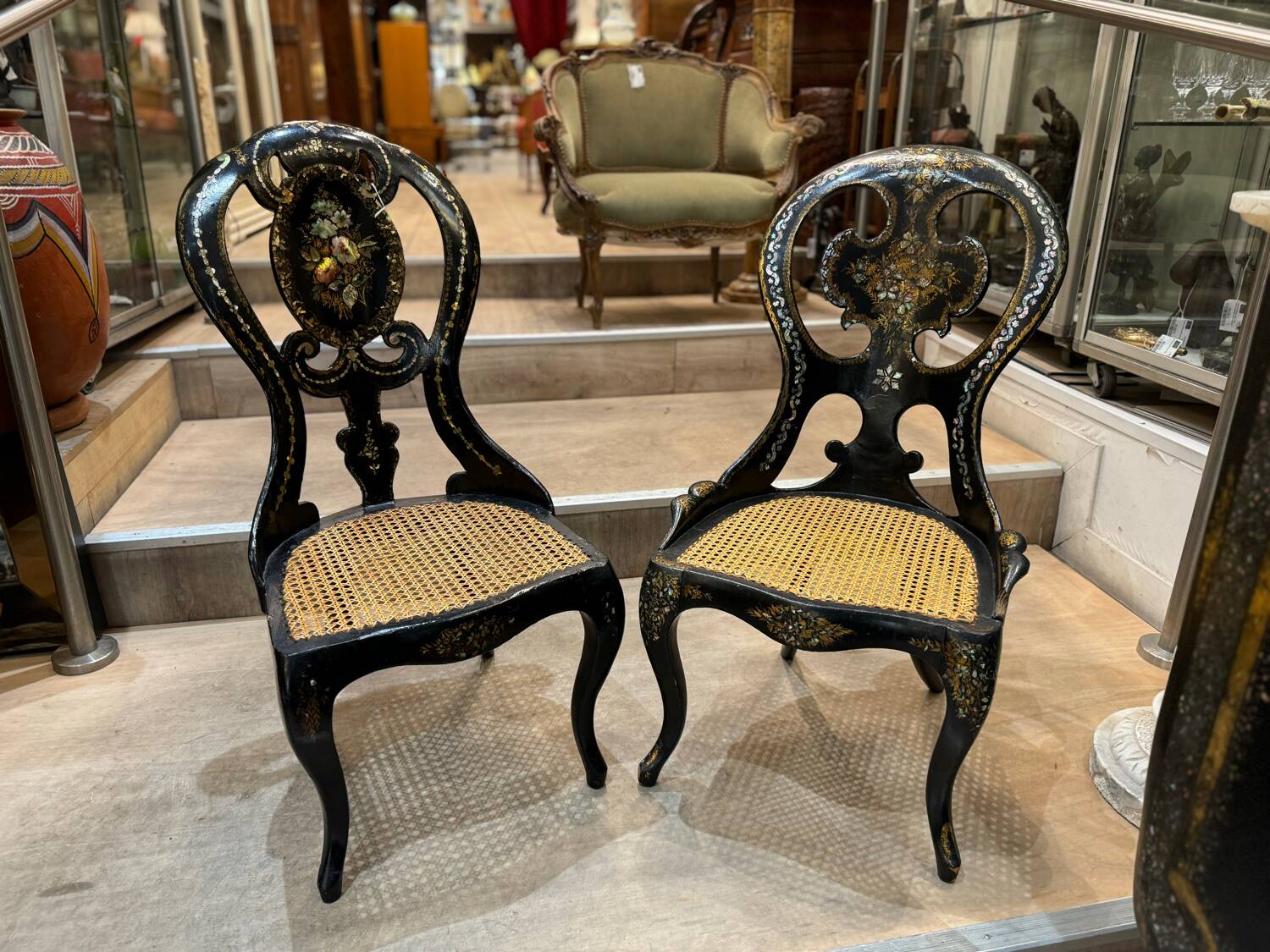 Pair of Napoleon III chairs