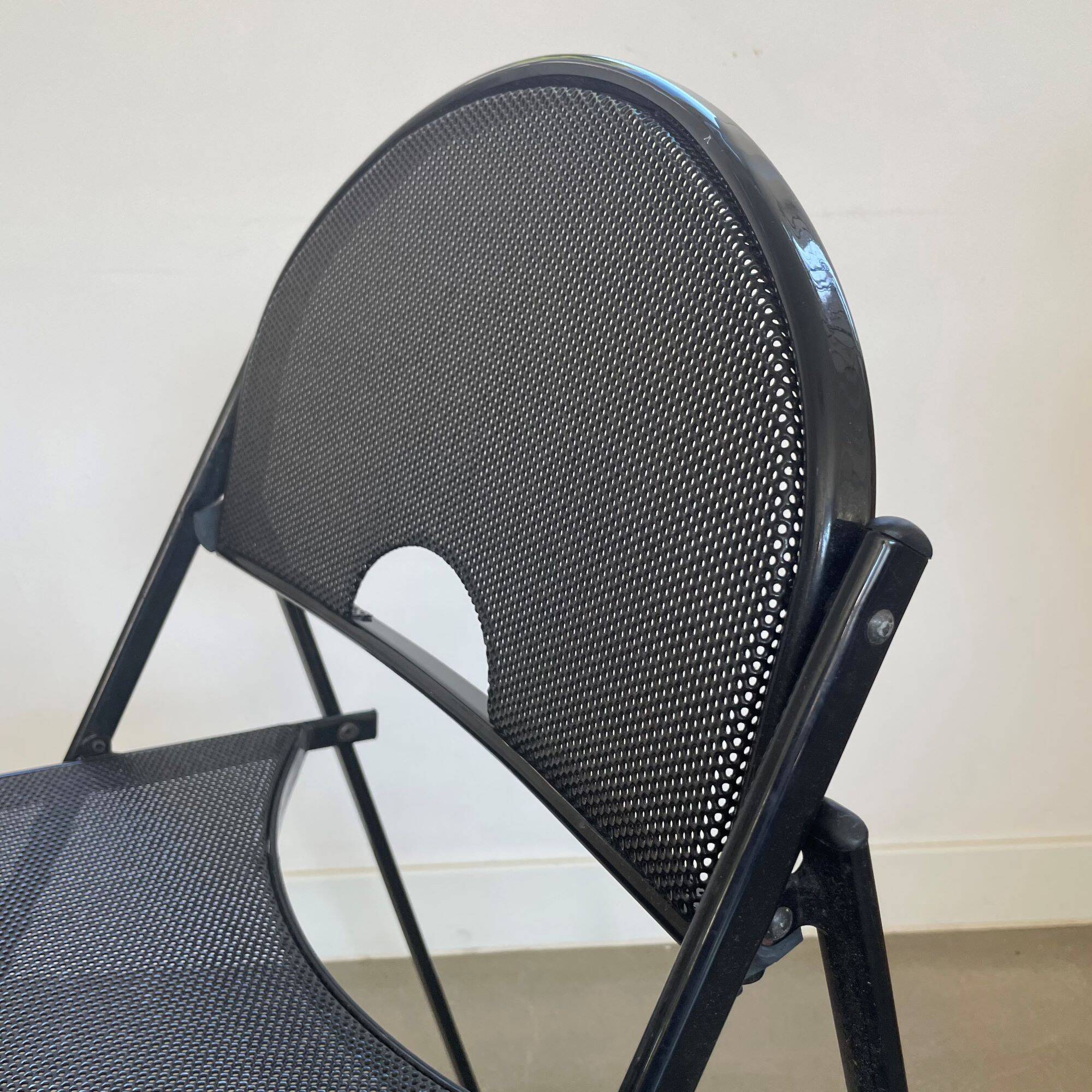 5 chaises pliantes vintage par Fly line, Italie