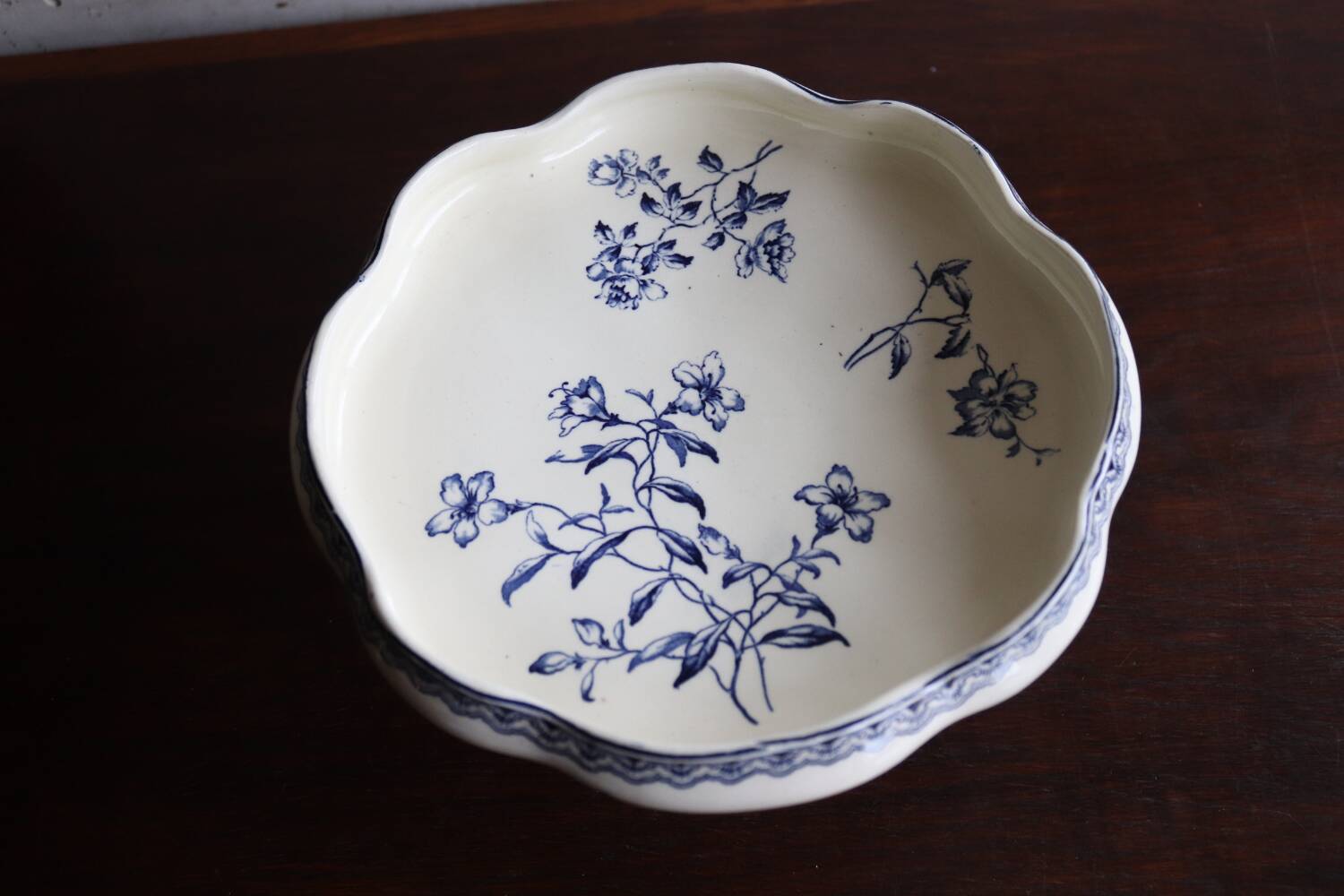 Iron earth compote bowl