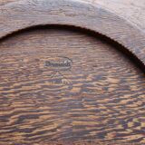 Solid Wengé cover plates by Hans Gustav Ehrenreich, Denmark. 1960s