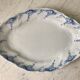 Oval iron clay dish K&G Lunéville model "Angèle" late 19th century
